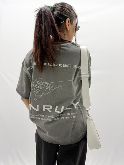 UNRULY  BOXY-FIT UNISEX T-SHIRT